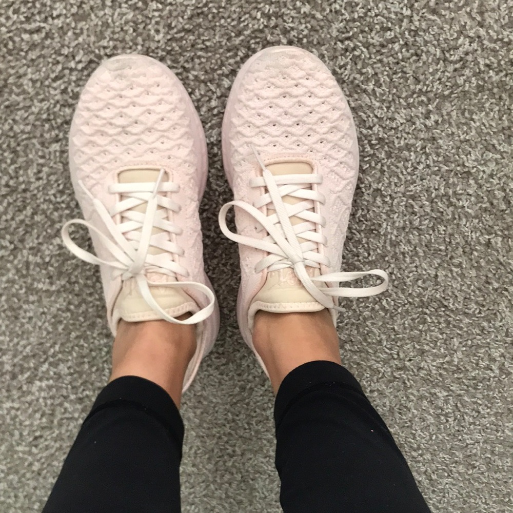 Light pink APL tennis shoes